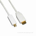 Mini DP to HDMI Male Adapter Cable with 6ft/1.8m/3m/10m Cable Length
